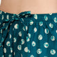 Breathables Green Polka Cotton Kaftan Co-Ord Set