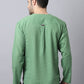 Even Apparels Green Pure Cotton Round Neck Slit Men's Kurta | Swadesiicart