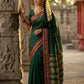 Shree Shyam Fashion Green Soft Silk Saree