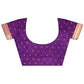 Joban Fashion Purple Banarasi Soft Silk Woven Saree | Swadesiicart