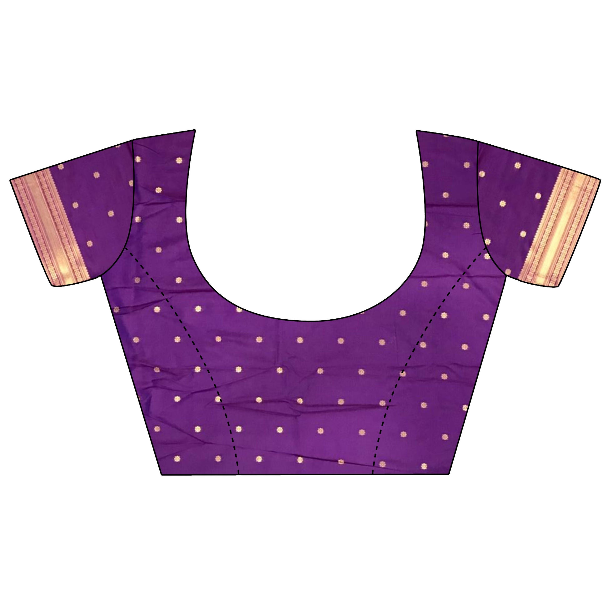 Joban Fashion Purple Banarasi Soft Silk Woven Saree | Swadesiicart