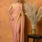 Very Much Indian Designer Mul Cotton Handloom Saree with Sequins - Peach | Swadesiicart