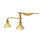 Spillbox Gold-Toned Brass Face Diya Pooja Essential | Swadesiicart