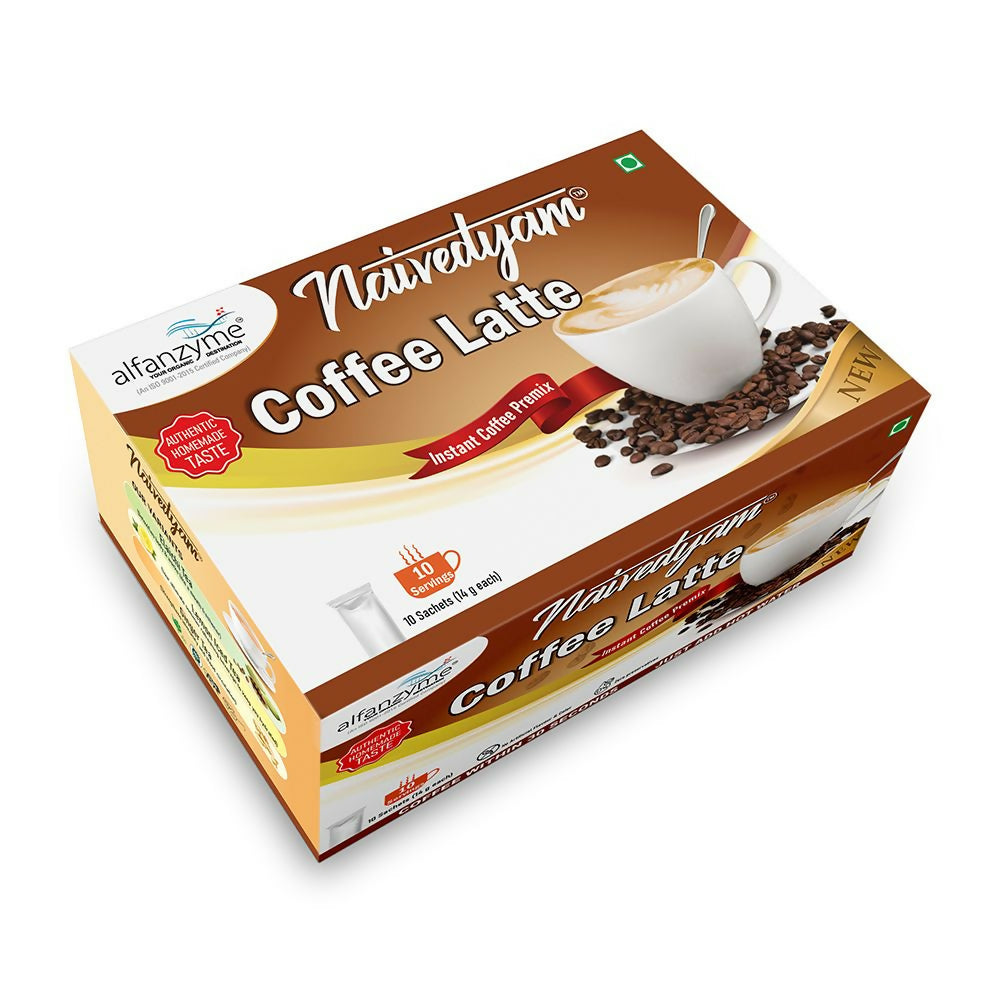 Naivedyam Instant Coffee Latte Premix Powder Sachets | Swadesiicart