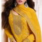 Anaita Yellow Dola Silk Thread Sequence Embroidered Salwar Suit