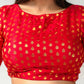Amodini Designer Studio Women's Banarsi Brocade Blue Blouse