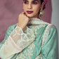 Aqua Green Muslin Cotton Printed Trendy Salwar Kurta Set - Emponline | Swadesiicart