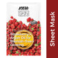 Nykaa Skin Secrets Exotic Indulgence Strawberry + Argan Oil Sheet Mask For Blemish - Free Skin - Swadesiicart