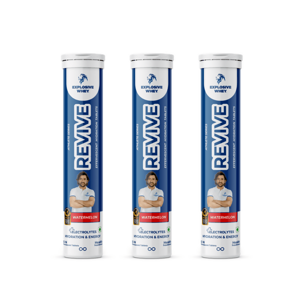 Explosive Whey Athlete Series Revive Hydration Tablets | Swadesiicart