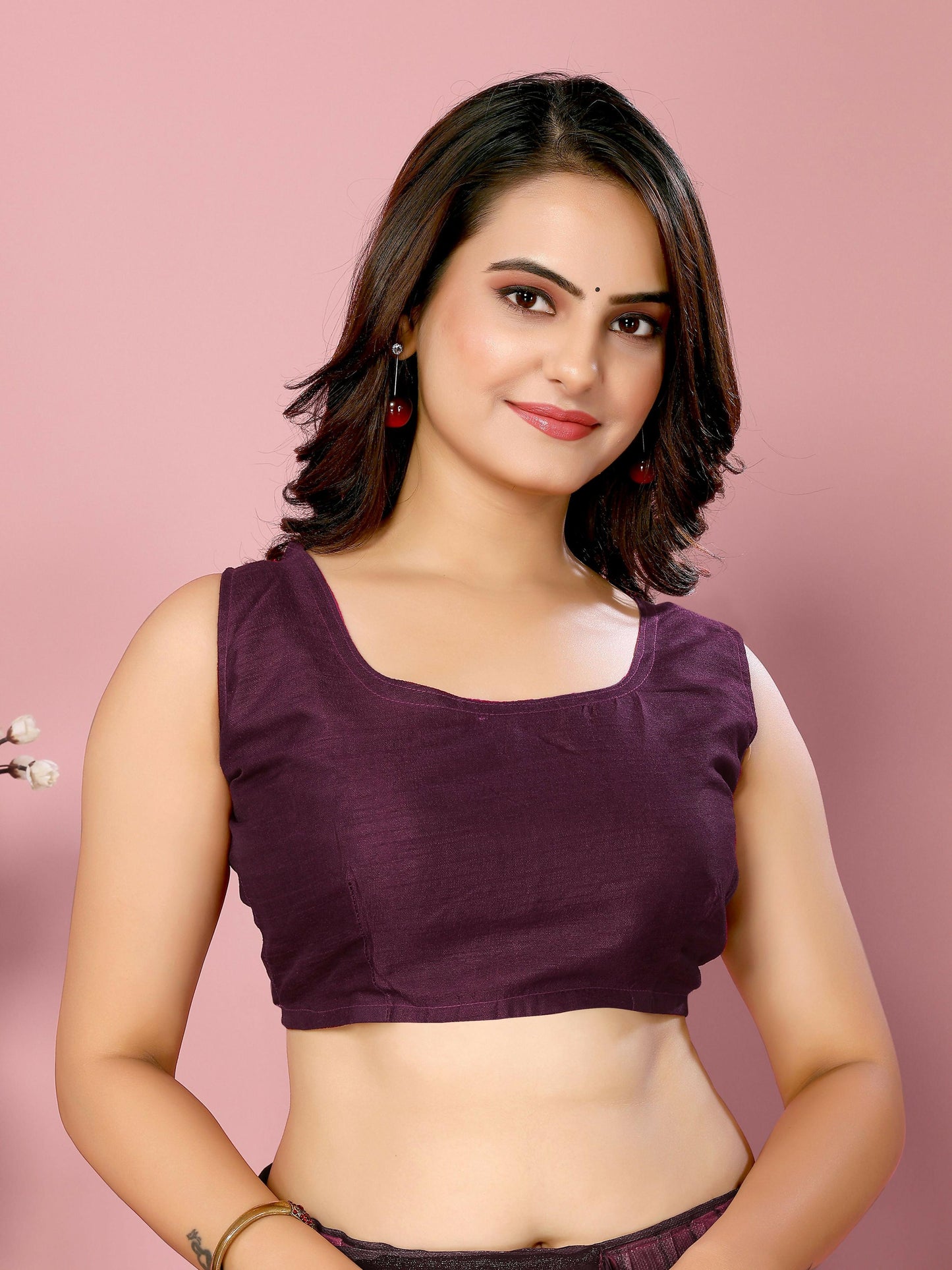 Attractive These Party Wear Ready To Wear Saree - Pink | Swadesiicart