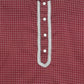 Ahalyaa Boys Maroon Pure Cotton Digital Print Kids Kurta Churidar Set | Swadesiicart