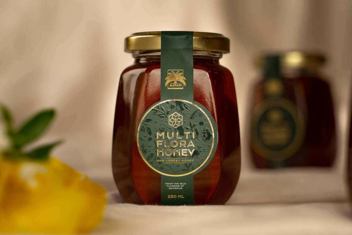 Ajfan Multi Flora Honey - Swadesiicart