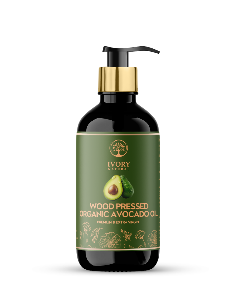 Ivory Natural Wood Pressed Organic Avocado Oil Premium & Extra Virgin | Swadesiicart