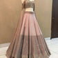 Jyoti Fashion Dusty Rose Pink Dori with Zari Thread Sequence Embroidery Cotton Silk Lehenga Choli with Dupatta | Swadesiicart