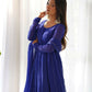 Joban Fashion Royal Blue Kurta Set Georgette Sequence Embroidery Work - Swadesiicart