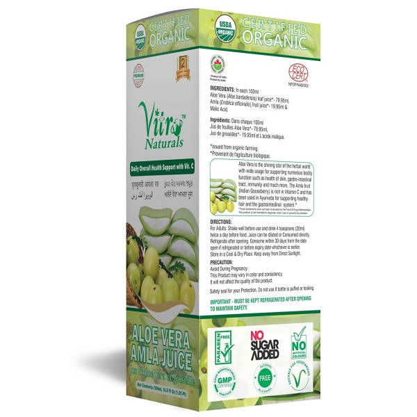 Vitro Naturals Healthy Amla Juice | Swadesiicart