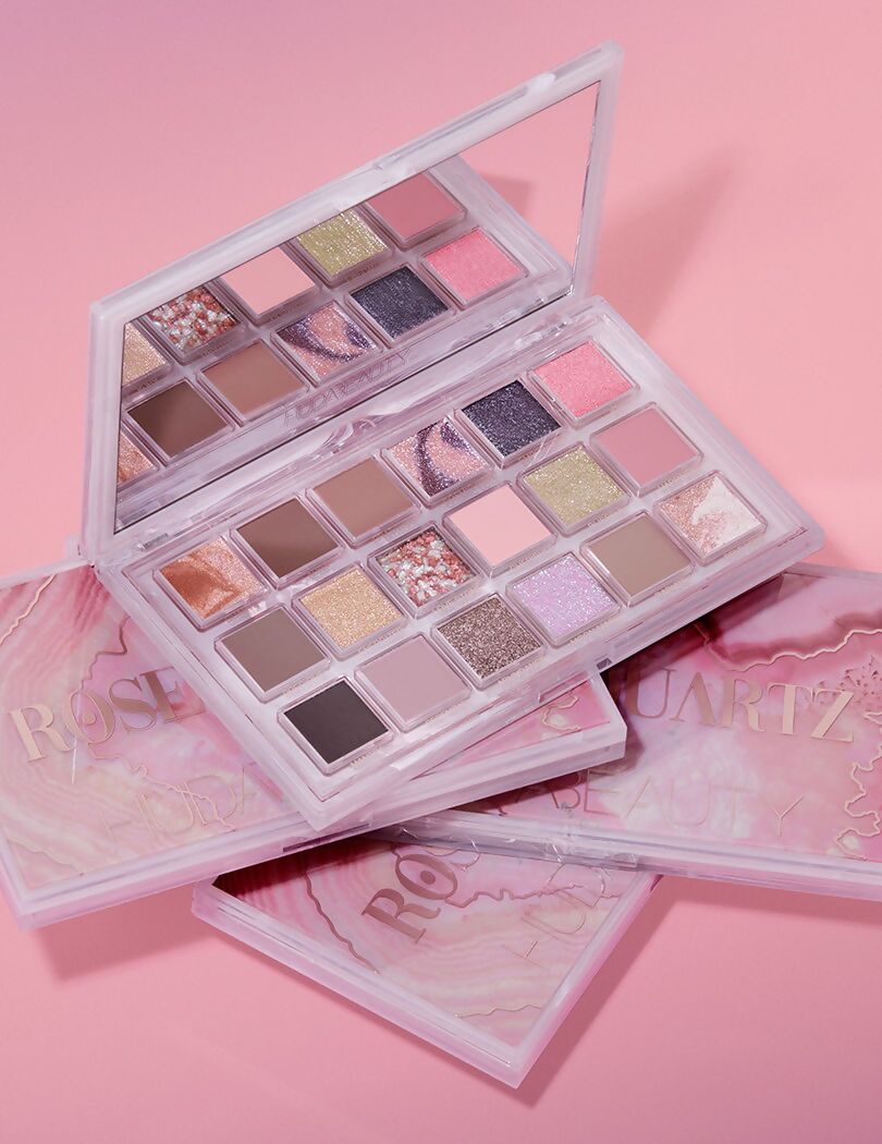 Huda Beauty Rose Quartz Eyeshadow Palette | Swadesiicart