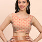 Shree Shyam Fashion Linen Cotton Orange Saree