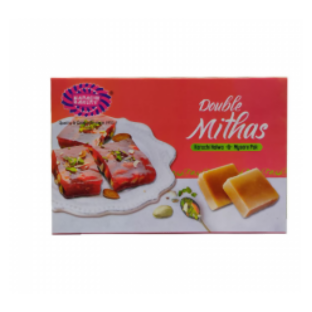 Karachi Bakery Double Mithas [Karachi Halwa & Mysore Pak] | Swadesiicart
