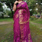 Exclusive Collection Purple Beautiful Cotton Silk Saree - Swadesiicart