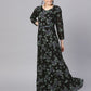 Ahalyaa Black Georgette Anarkali Kurta With Dupatta | Swadesiicart