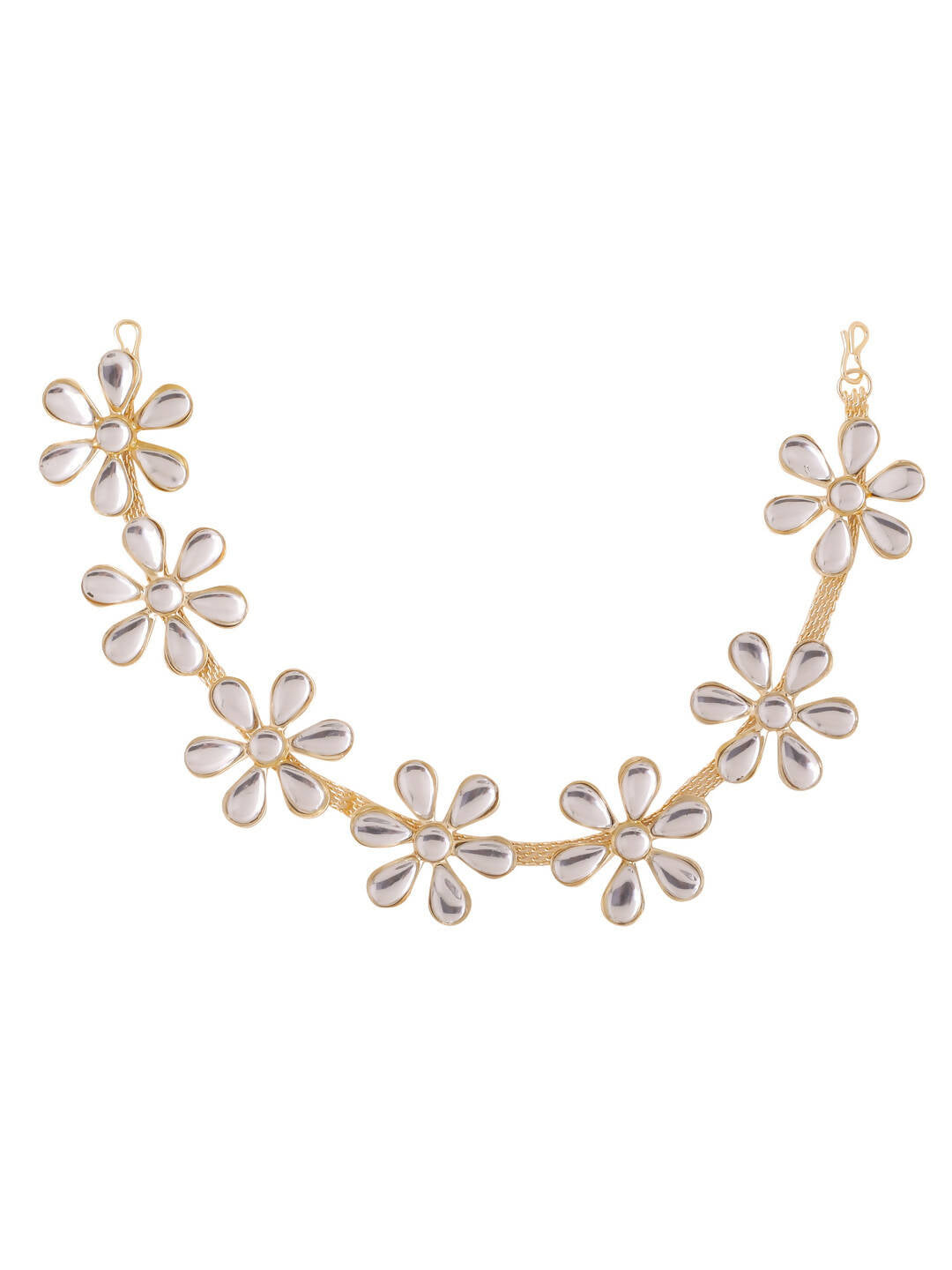 NVR Women's Gold-Polished Traditional Trending Matha Patti | Swadesiicart