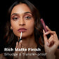 Pilgrim Liquid Matte Lipstick with Hyaluronic Acid - Flirty Rose - Swadesiicart