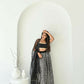 Jyoti Fashion Women's Silver Georgette Sequins with Zari Embroidered Designer Lehenga Choli Set | Swadesiicart