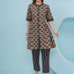 Joban Fashion Elephant Printed Co Ord Set - Beige - Swadesiicart