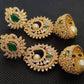 AD Emeralds 4 in 1 Earrings
