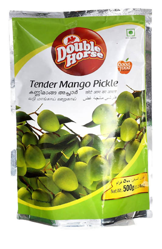 Double Horse Tender Mango Pickle - Swadesiicart