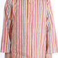Breathables Kids Cotton Stripes Print Kurta Pyjama Night Suit - Multicolor