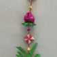 Shuddh Natural Hand Made Palm Leaf Fish & Lotus Hanging | Swadesiicart