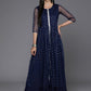 Ahalyaa Women's Traditional wear Ethnic Dress - Navy Blue | Swadesiicart
