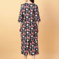 Joban Fashion Black Cotton Printed & Hand Work Co-ord Set - Swadesiicart