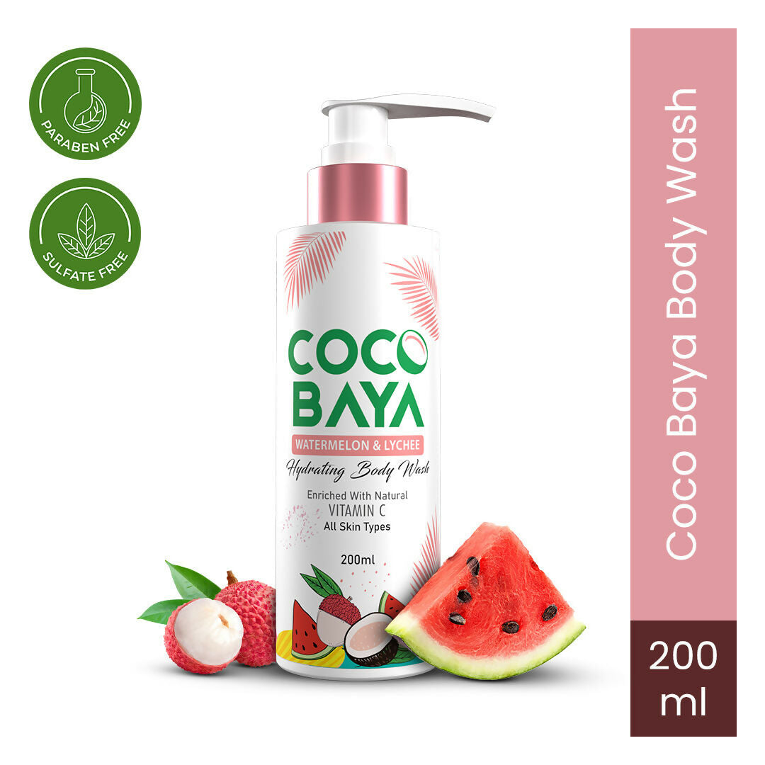 Cocobaya Watermelon & Lychee Body Wash | Swadesiicart