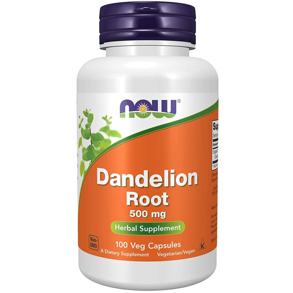 Now Foods Dandelion Root 500mg Veg Capsules | Swadesiicart