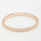 NVR Men's Rose Gold Stainless Steel Kada Bracelet - Swadesiicart