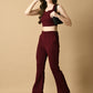 Myshka Women's Magenta Solid Top With Trousers - Swadesiicart