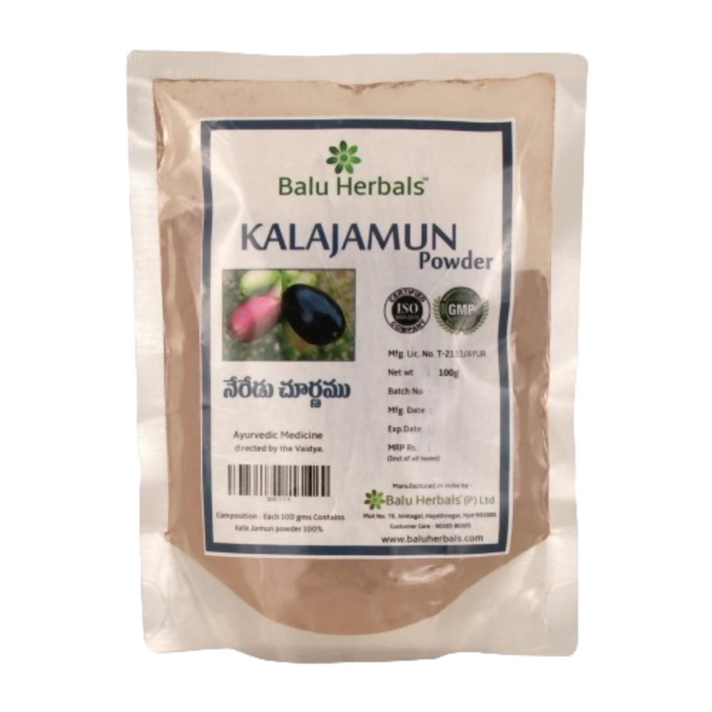 Balu Herbals Kala Jamun (Neredu) Powder - Balu Herbals