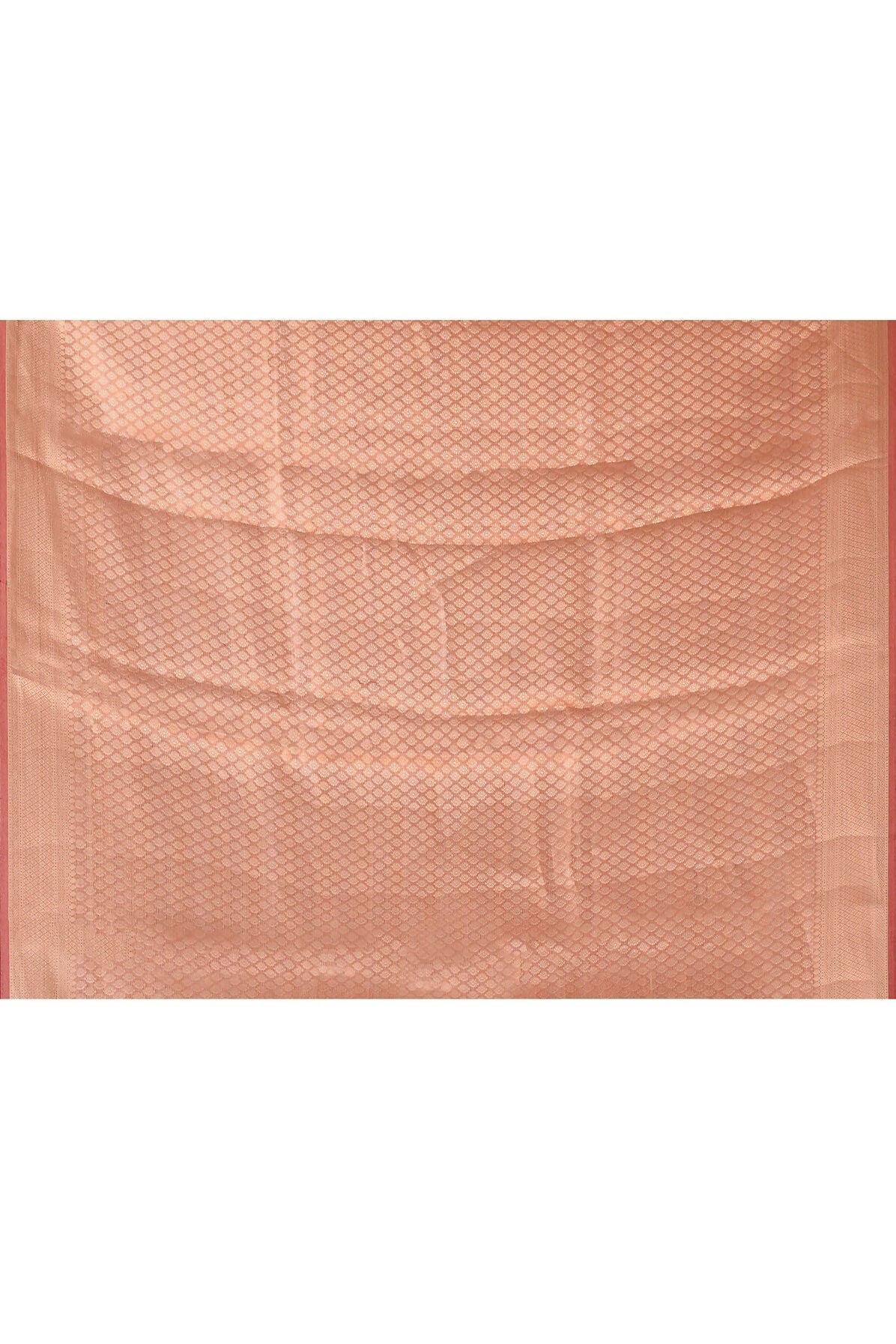 Joban Fashion Rose Gold Pure Banarasi Tissue Saree | Swadesiicart
