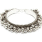 Mominos Fashion Kamal Johar Oxidised Silver-Plated Ghungroo Handcraft Bracelet