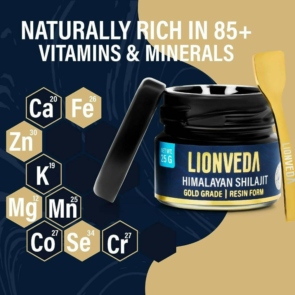 Lionveda Original Himalayan Sj Resin - Swadesiicart