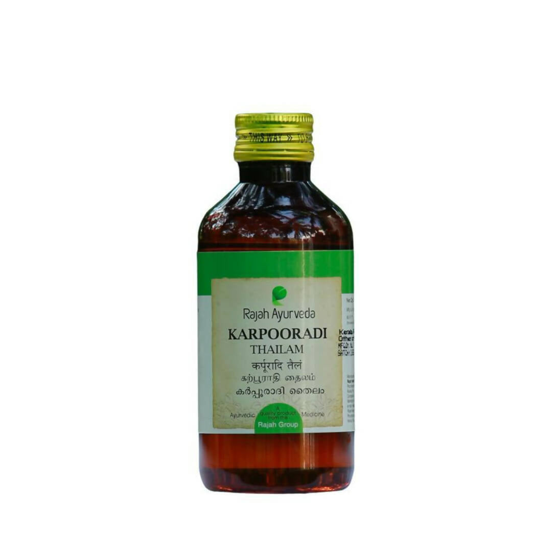 Rajah Ayurveda Karpooradi Thailam - Swadesiicart