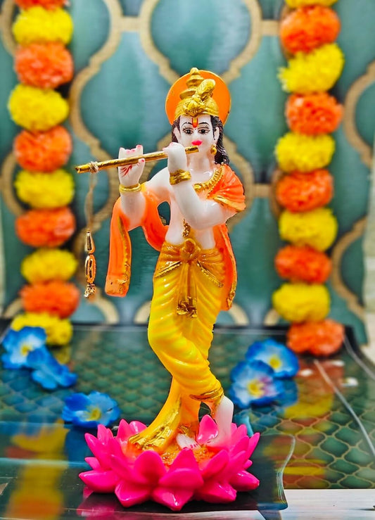 SN Handicrafts Standing Krishna Statue Idol - Swadesiicart