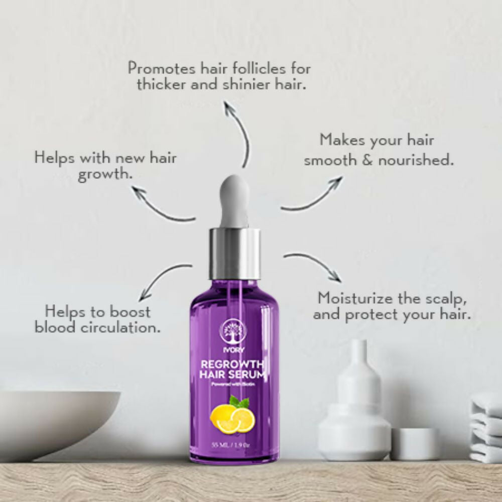 Ivory Natural Serum For Growth Of Hair For New Hair Roots & Encouraging Growth Of Hair | Swadesiicart