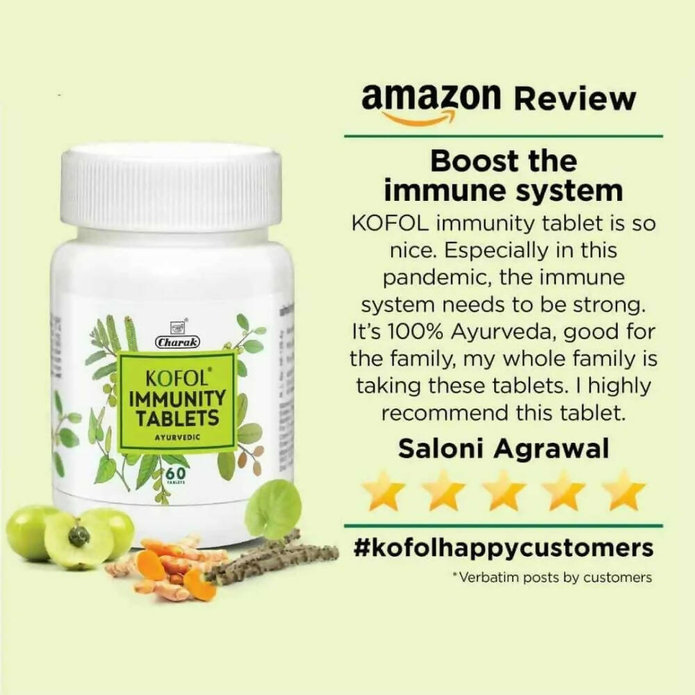Charak Kofol Immunity Tablets - Swadesiicart