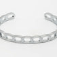NVR Men's Silver-Plated Metal Cuff Bracelet - Swadesiicart