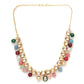 Kundan Necklace (Multi Color) - Ruby Raang | Swadesiicart