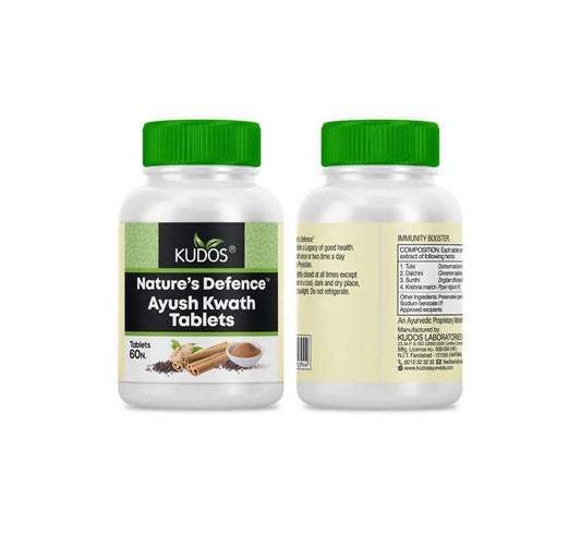 Kudos Ayurveda Nature's Defence Ayush Kwath Tablets